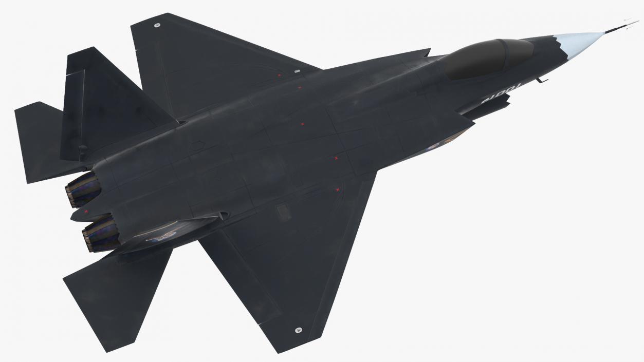 3D model Shenyang FC 31 Jet Fighter Exterior Only