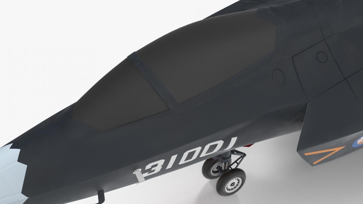 3D model Shenyang FC 31 Jet Fighter Exterior Only