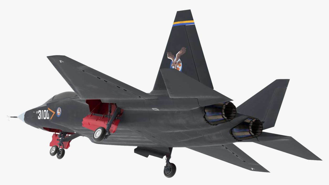 3D model Shenyang FC 31 Jet Fighter Exterior Only