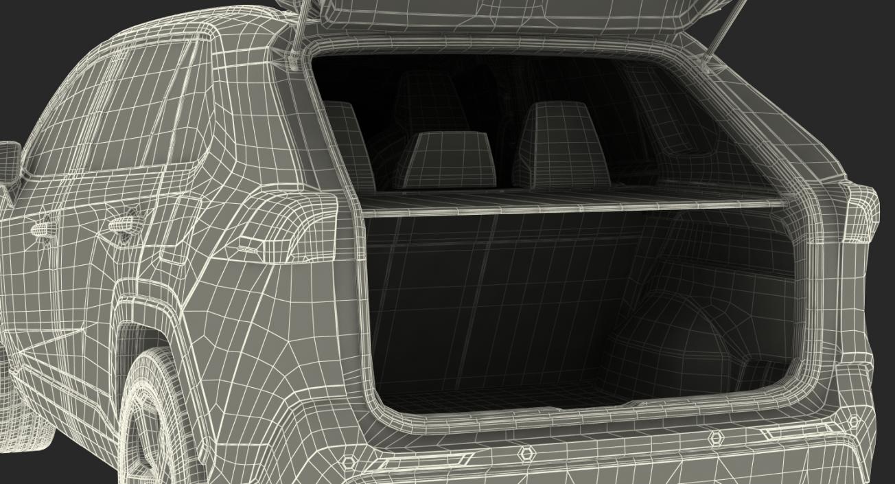 3D Toyota RAV4 2019 Rigged model