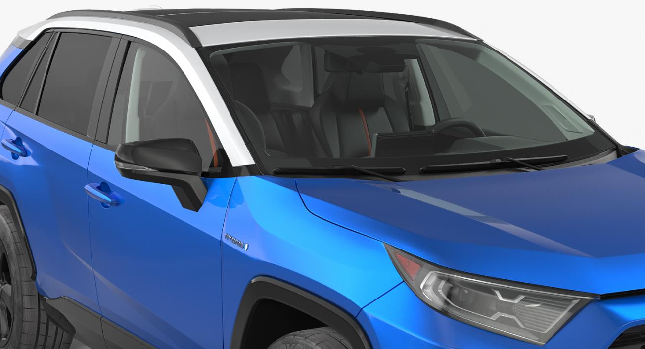 3D Toyota RAV4 2019 Rigged model