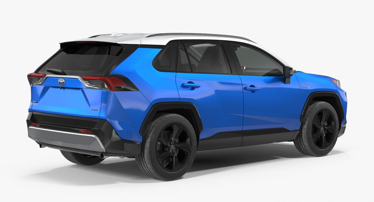 3D Toyota RAV4 2019 Rigged model