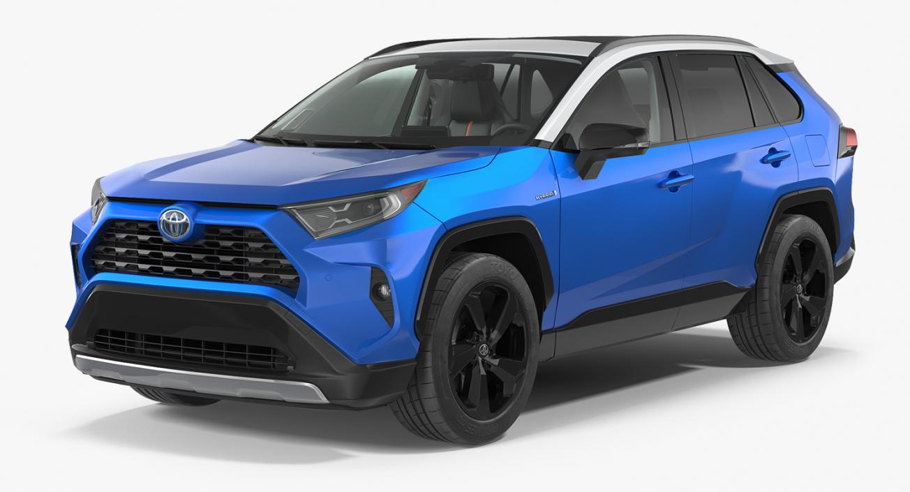 3D Toyota RAV4 2019 Rigged model