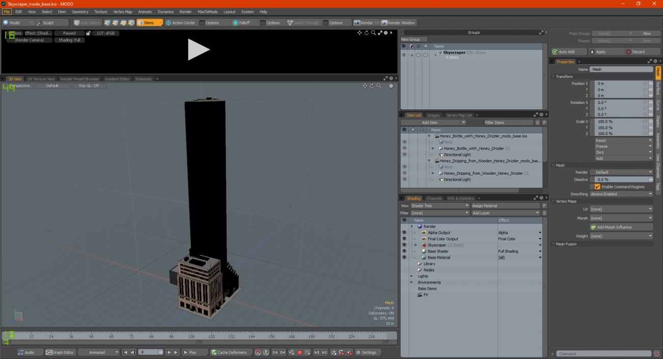 3D model Skyscraper