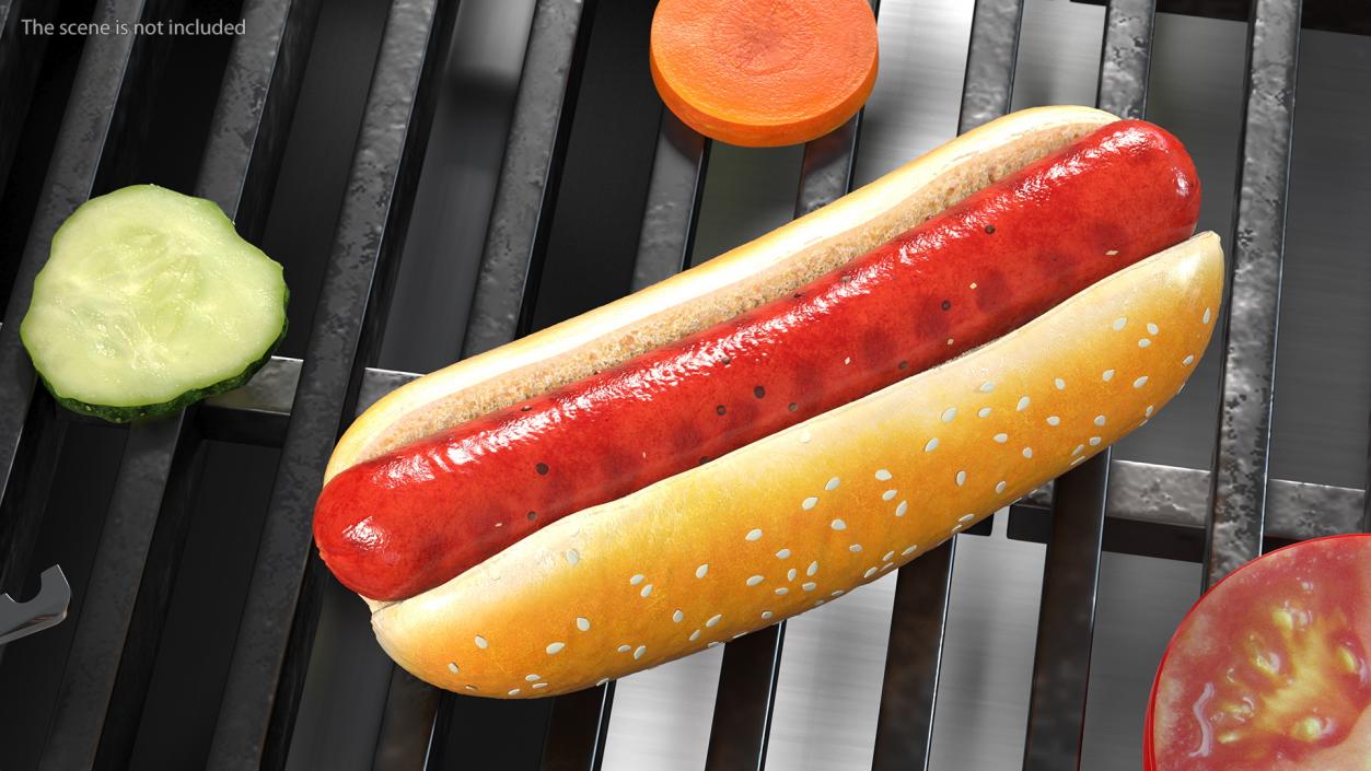 Hot Dog 3D model