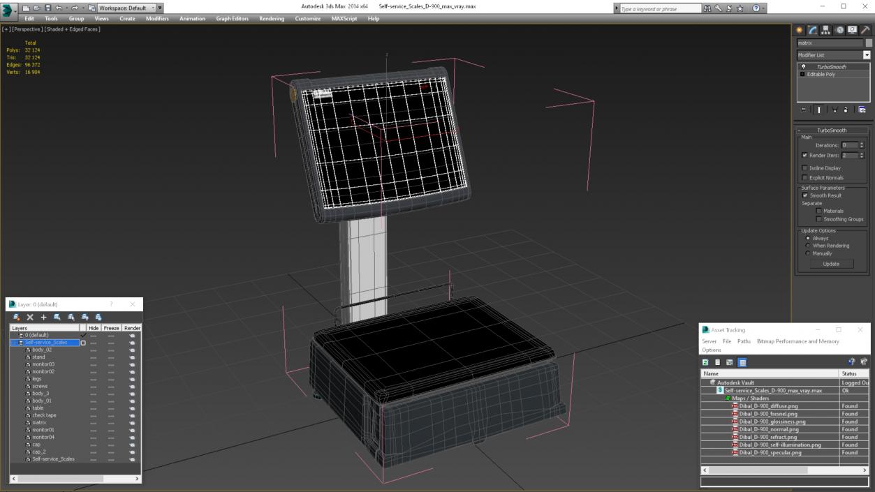 3D model Self-service Scales D-900