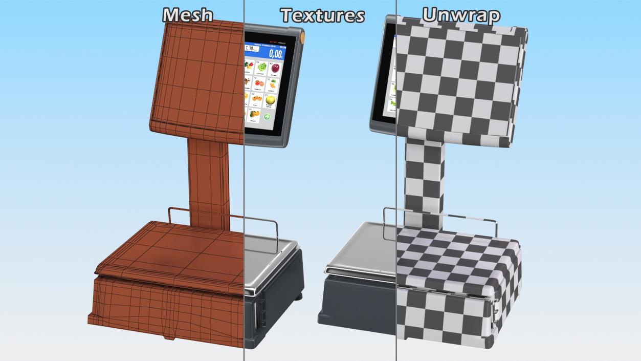 3D model Self-service Scales D-900