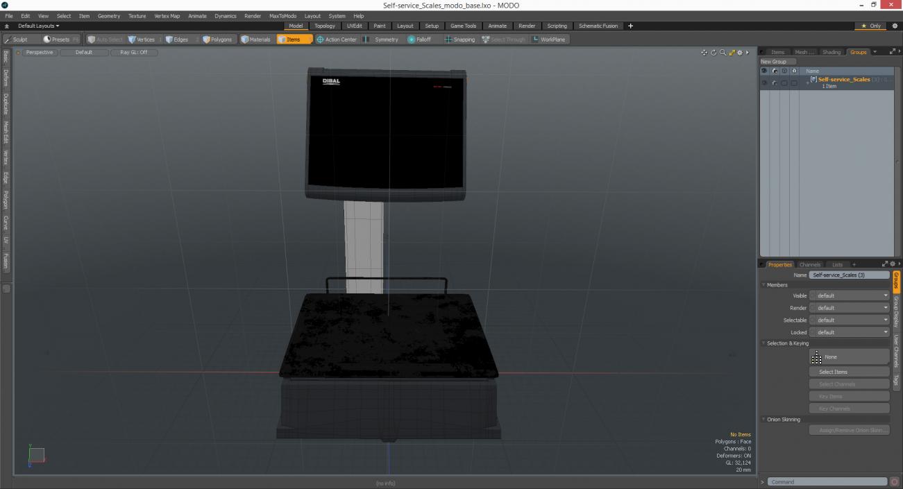 3D model Self-service Scales D-900