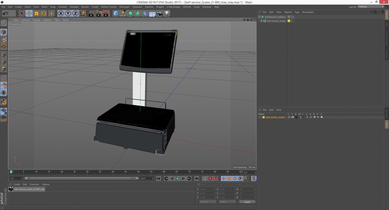 3D model Self-service Scales D-900