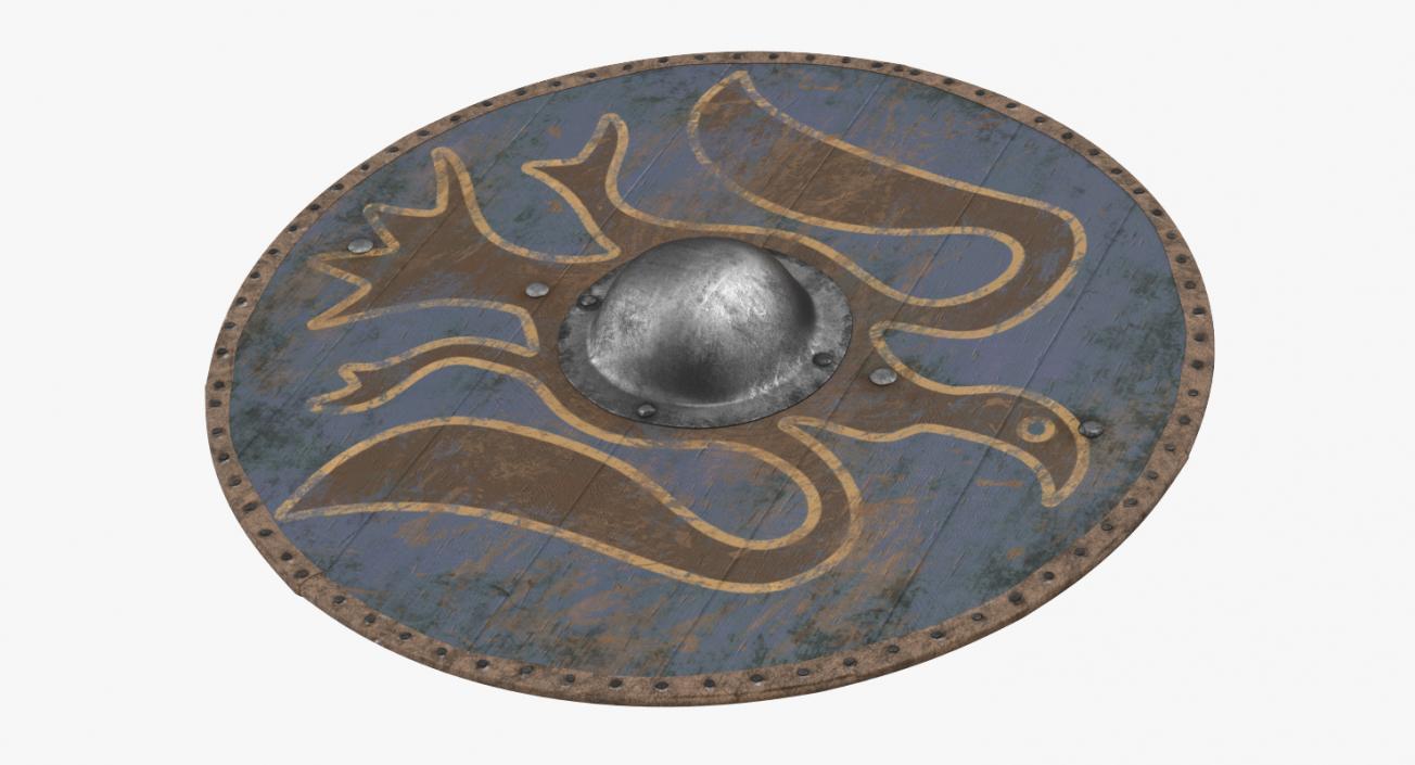 3D Viking Shield model