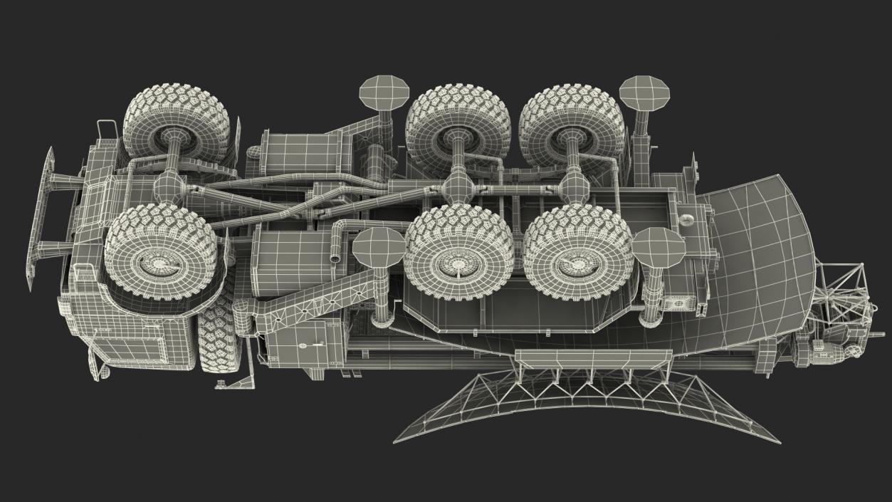 3D Kasta 2E2 Antenna Truck model