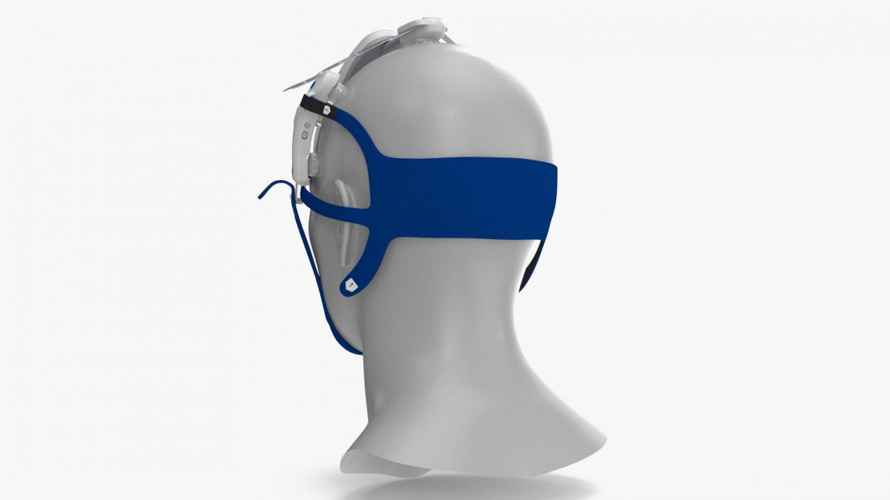 3D model Electroencephalography EEG Headset Nihon Kohden AE-120A