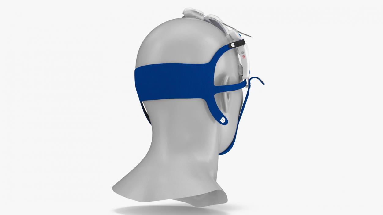 3D model Electroencephalography EEG Headset Nihon Kohden AE-120A