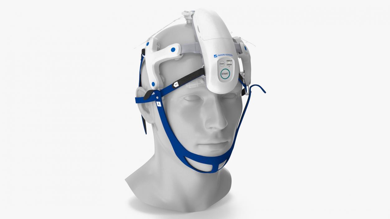 3D model Electroencephalography EEG Headset Nihon Kohden AE-120A