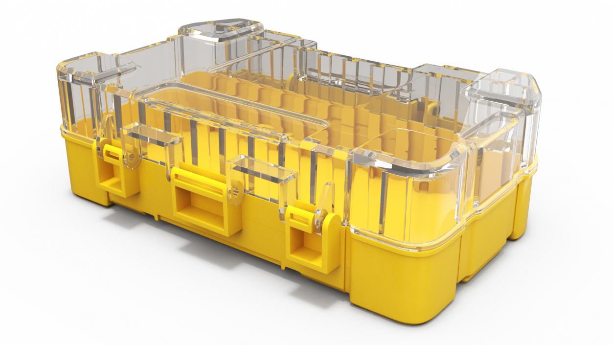 3D Plastic Storage Toolbox model