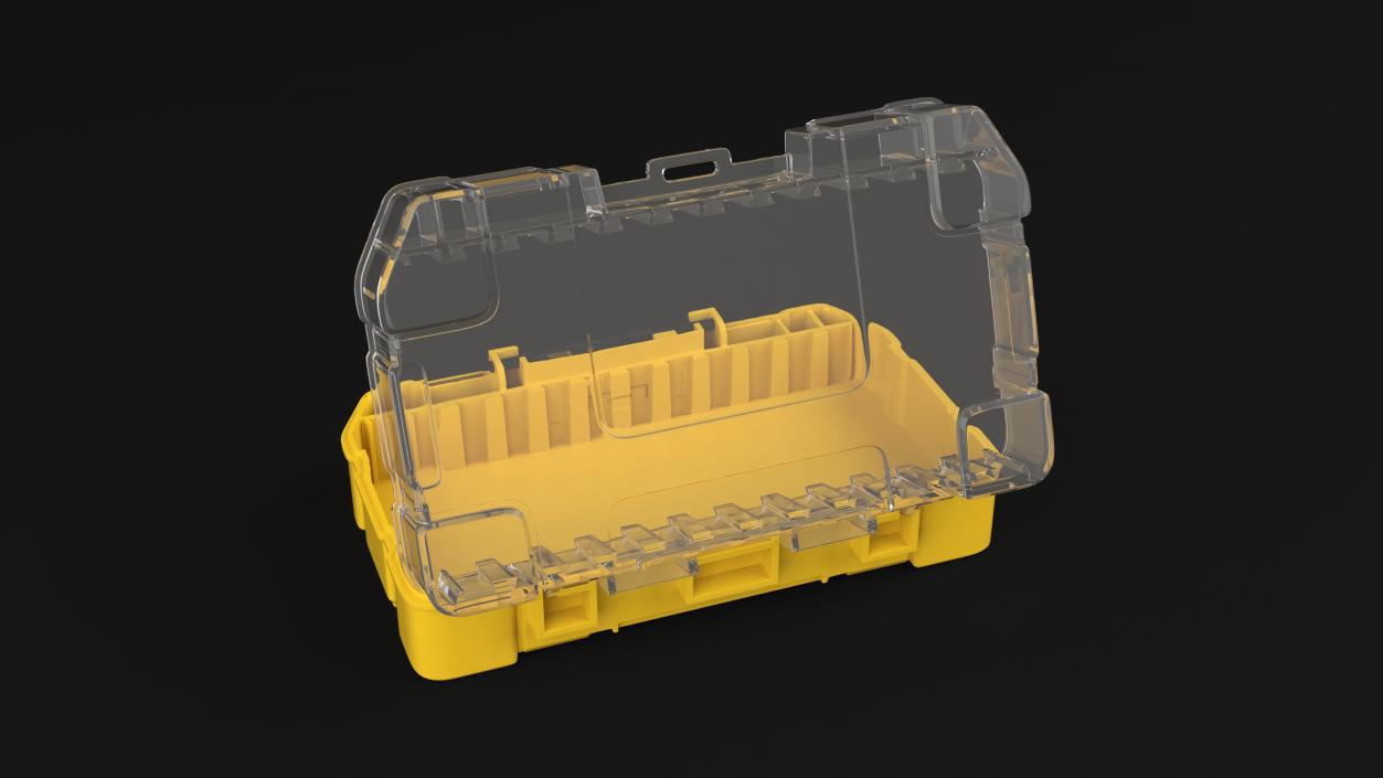 3D Plastic Storage Toolbox model