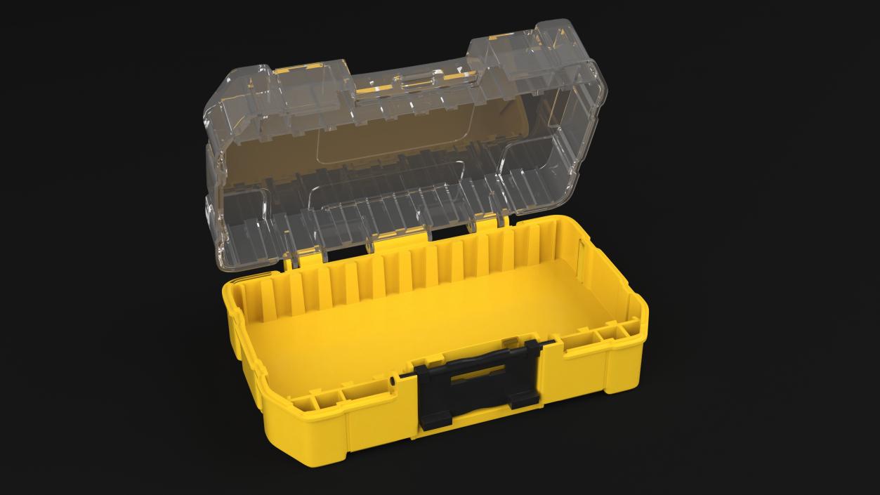 3D Plastic Storage Toolbox model