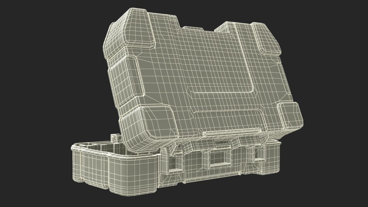 3D Plastic Storage Toolbox model