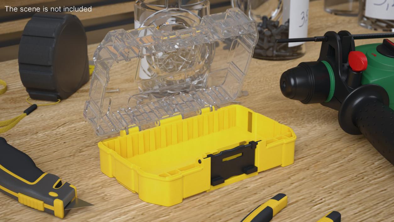 3D Plastic Storage Toolbox model