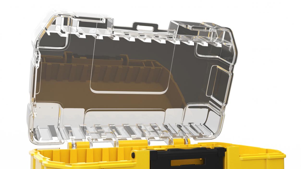 3D Plastic Storage Toolbox model