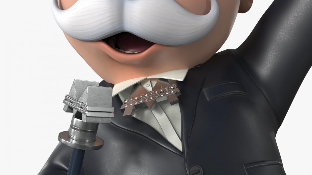 Mr Monopoly Hello Pose 2 3D model