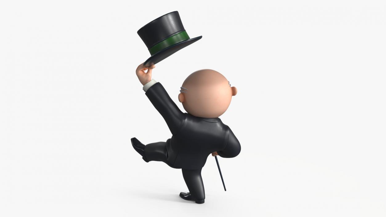 Mr Monopoly Hello Pose 2 3D model