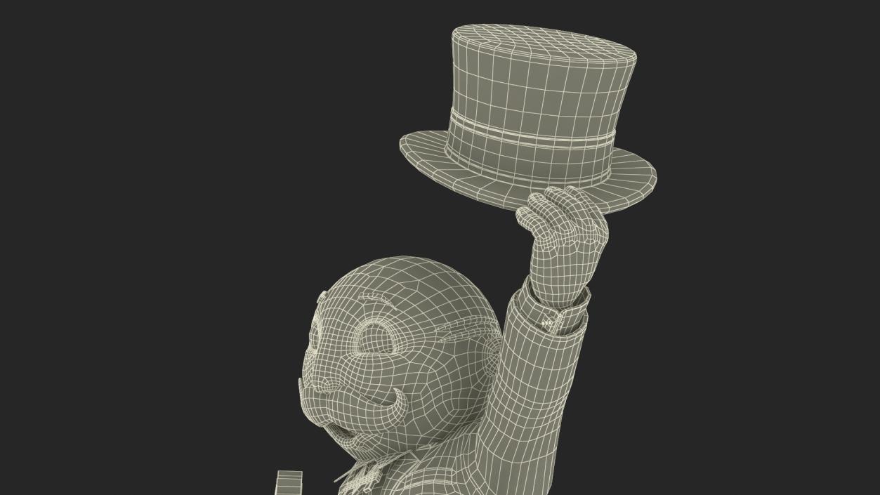 Mr Monopoly Hello Pose 2 3D model