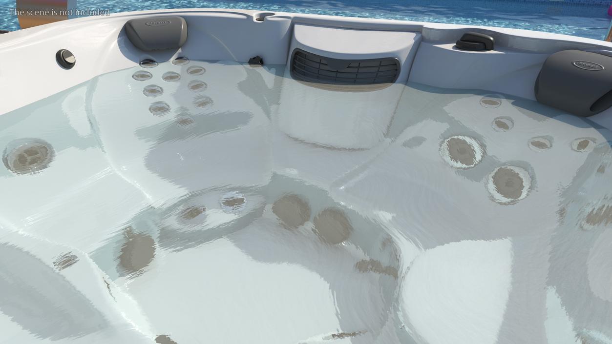 Jacuzzi J 335 Hot Tub with Water 3D