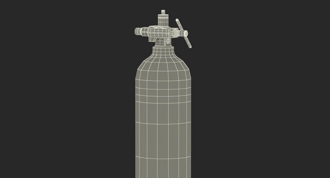 Oxygen Cylinder E-Tank 3D