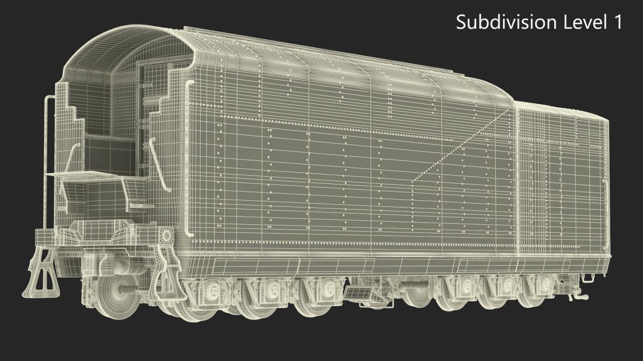 New York Central Railroad Boxcar 3D