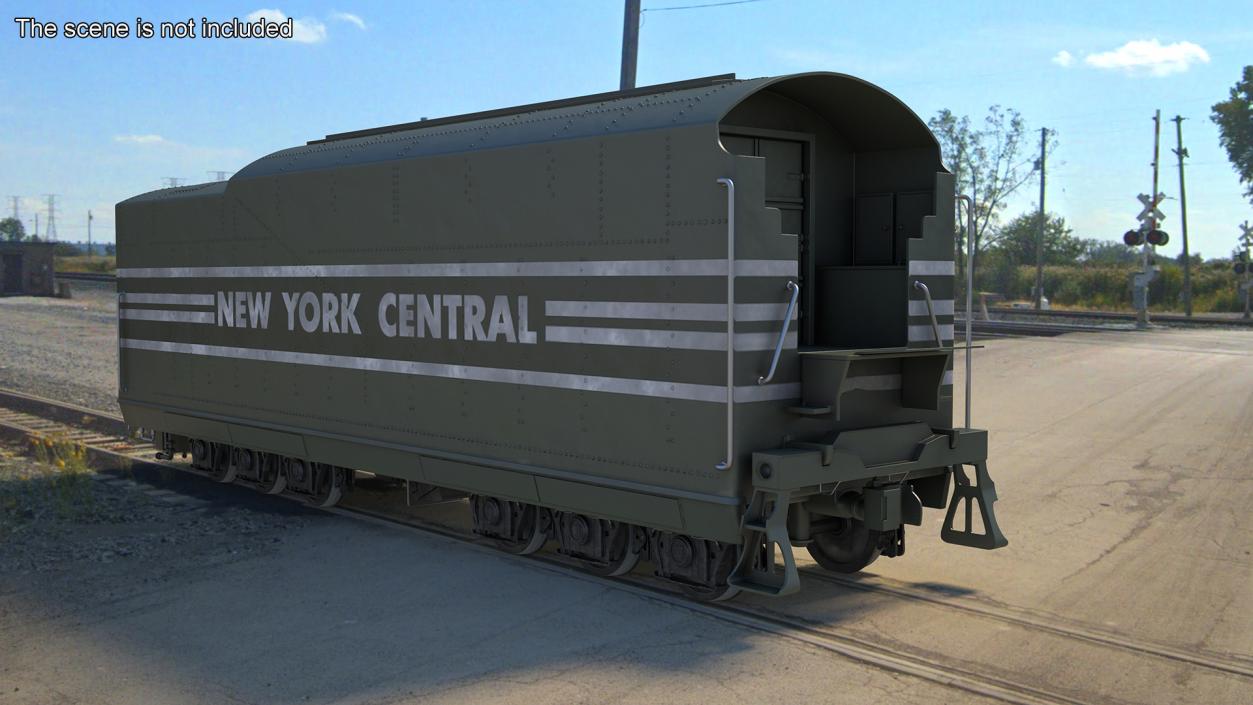 New York Central Railroad Boxcar 3D