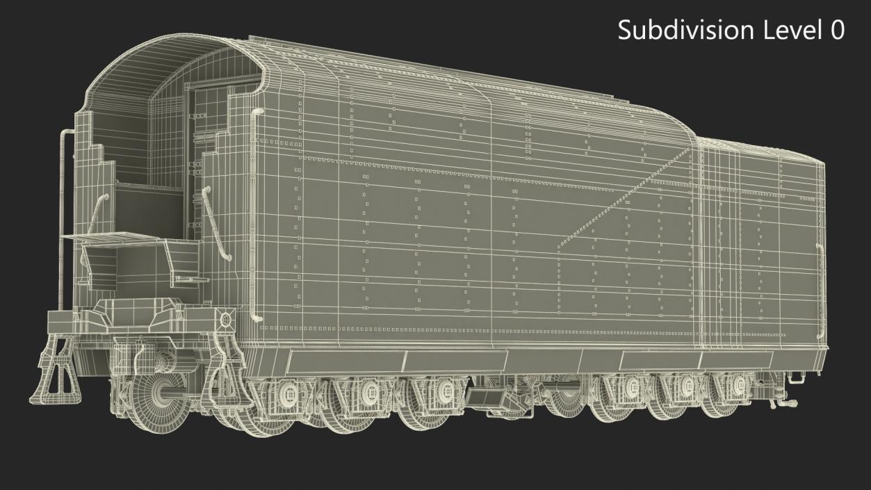 New York Central Railroad Boxcar 3D