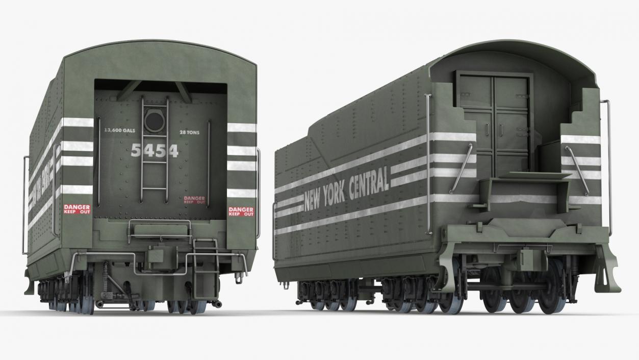 New York Central Railroad Boxcar 3D