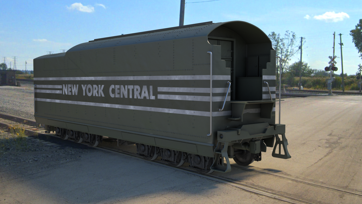 New York Central Railroad Boxcar 3D