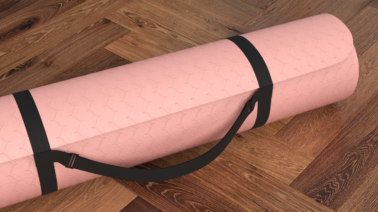 3D Yoga Mat Twisted Pink