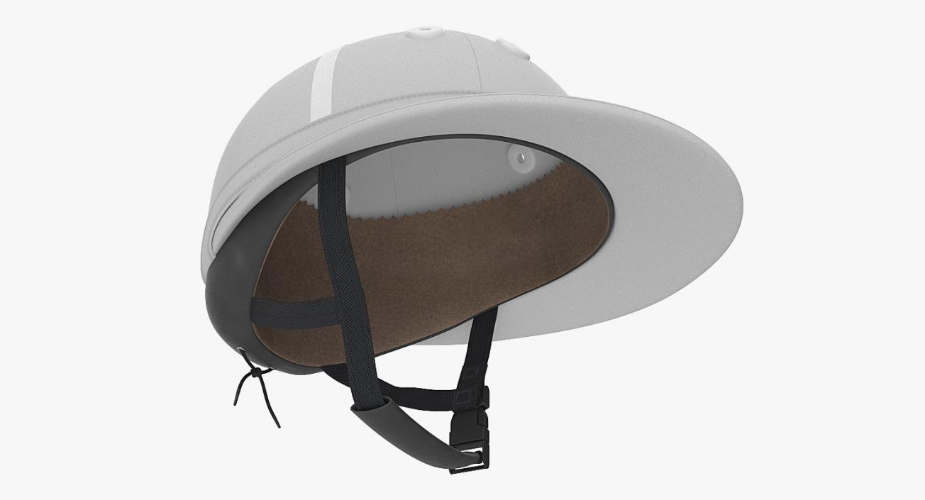 Polo Helmet White 3D