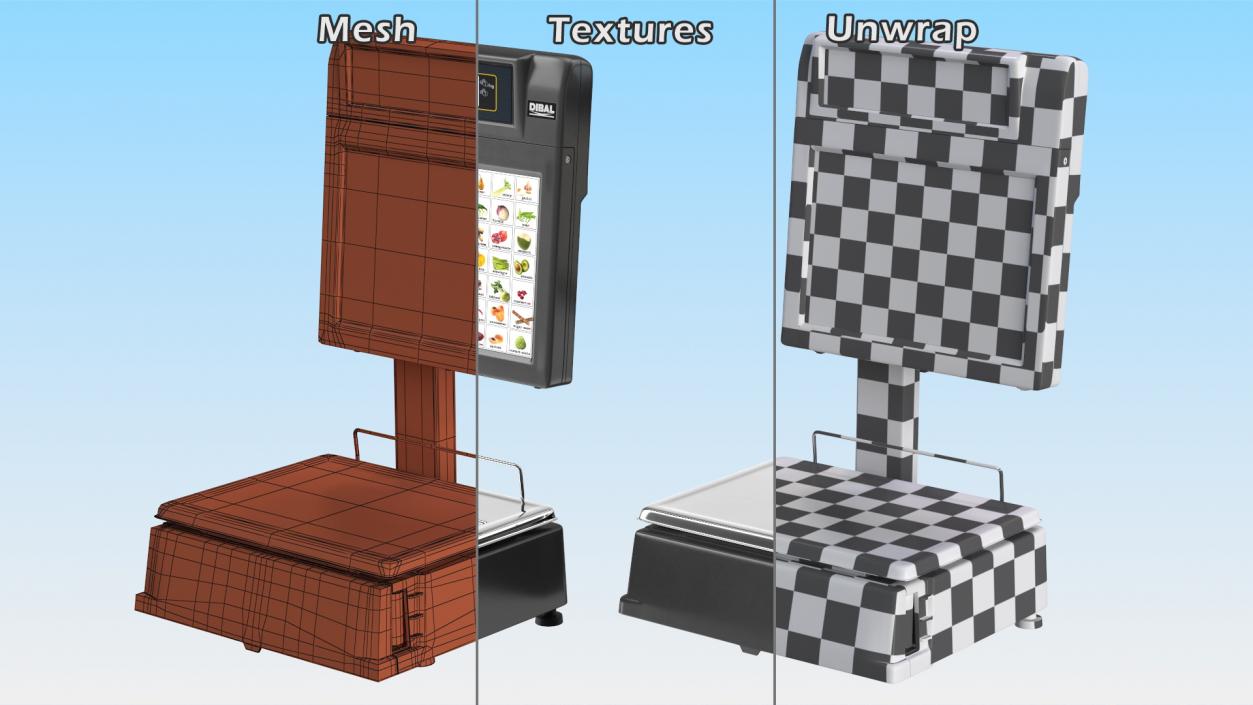 Self Service Scales Collection 2 3D