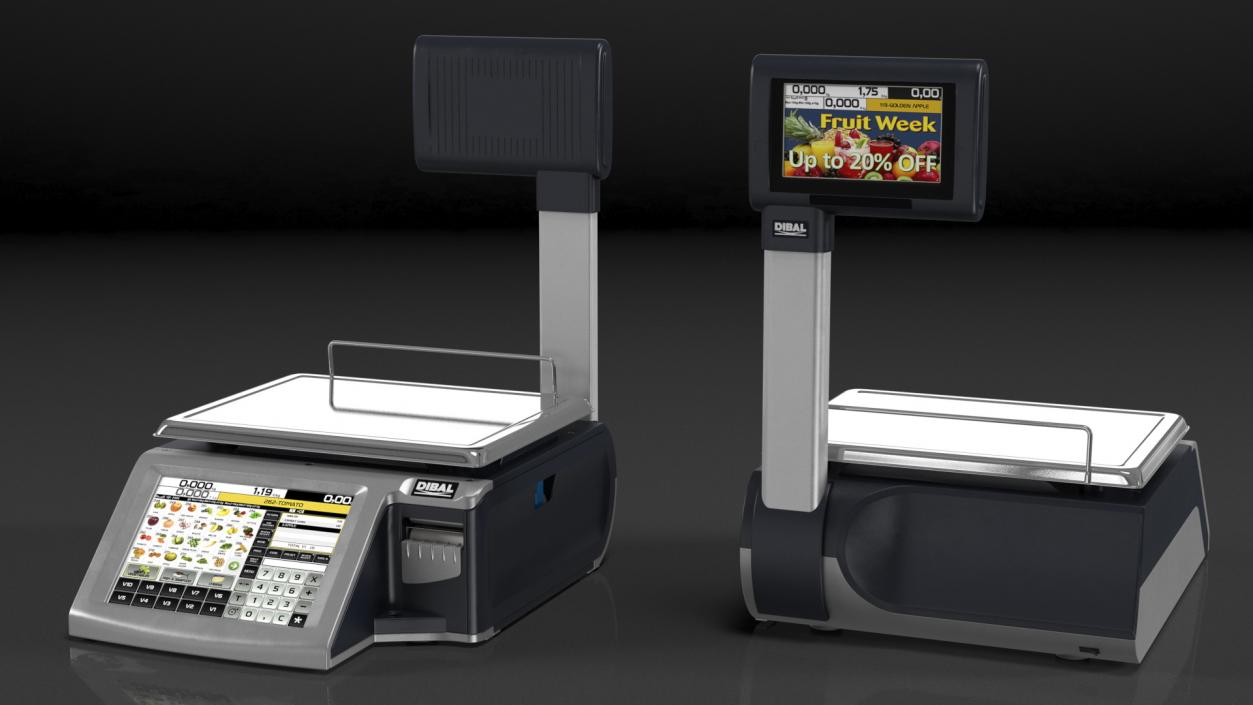 Self Service Scales Collection 2 3D