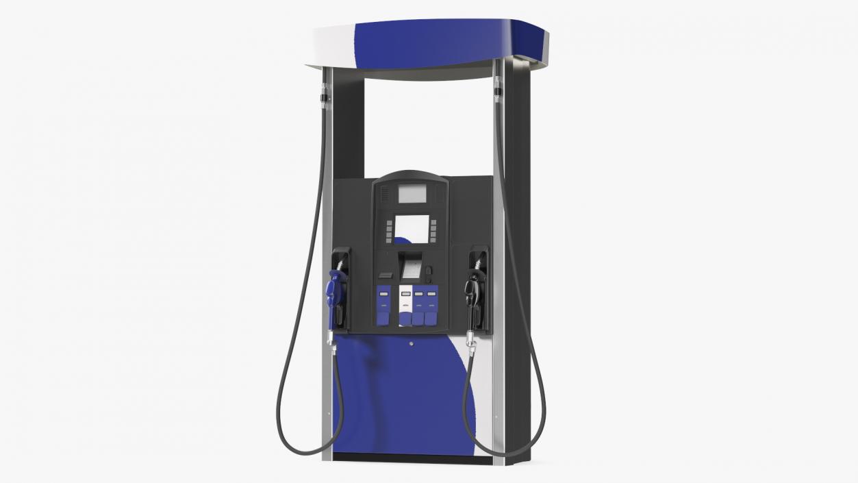 3D model Gas Pump Blue 2