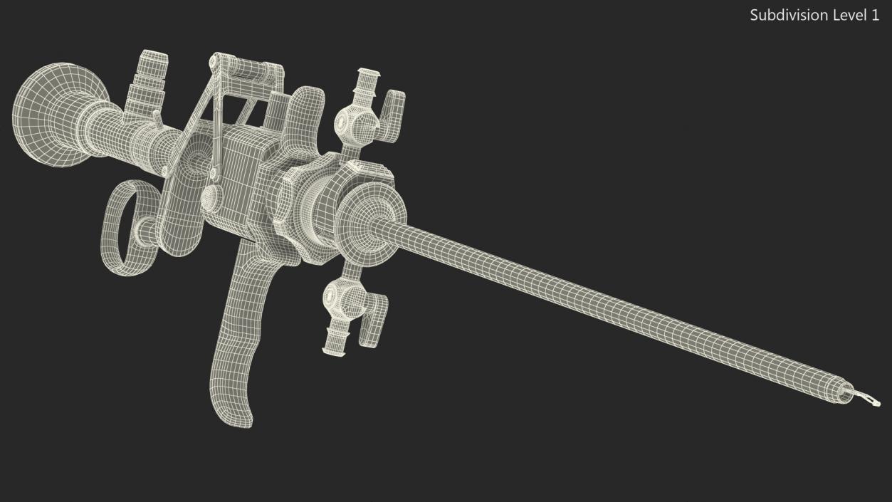 Resectoscope with Roller Electrode 3D model