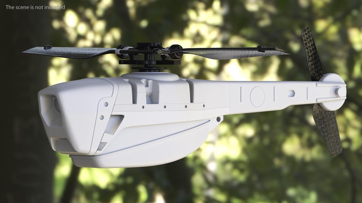 Nano Helicopter UAV 3D model