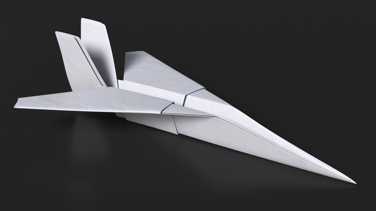 Origami Paper Airplane 2 3D model