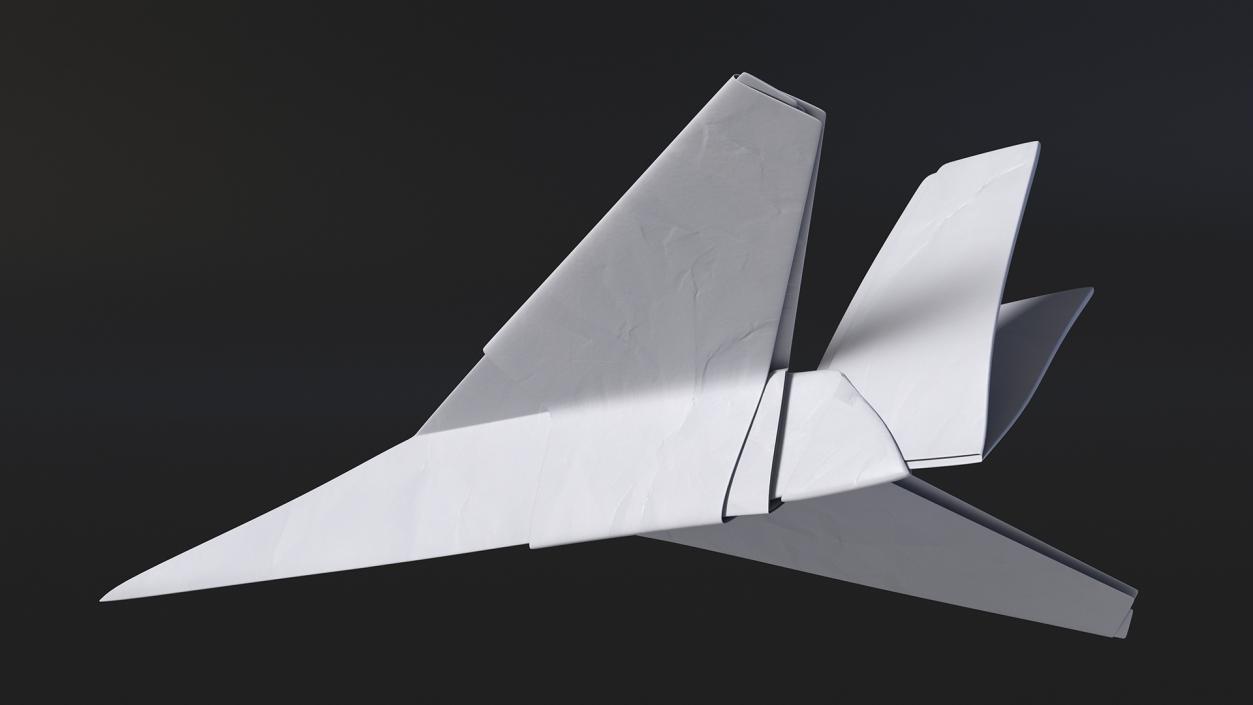 Origami Paper Airplane 2 3D model