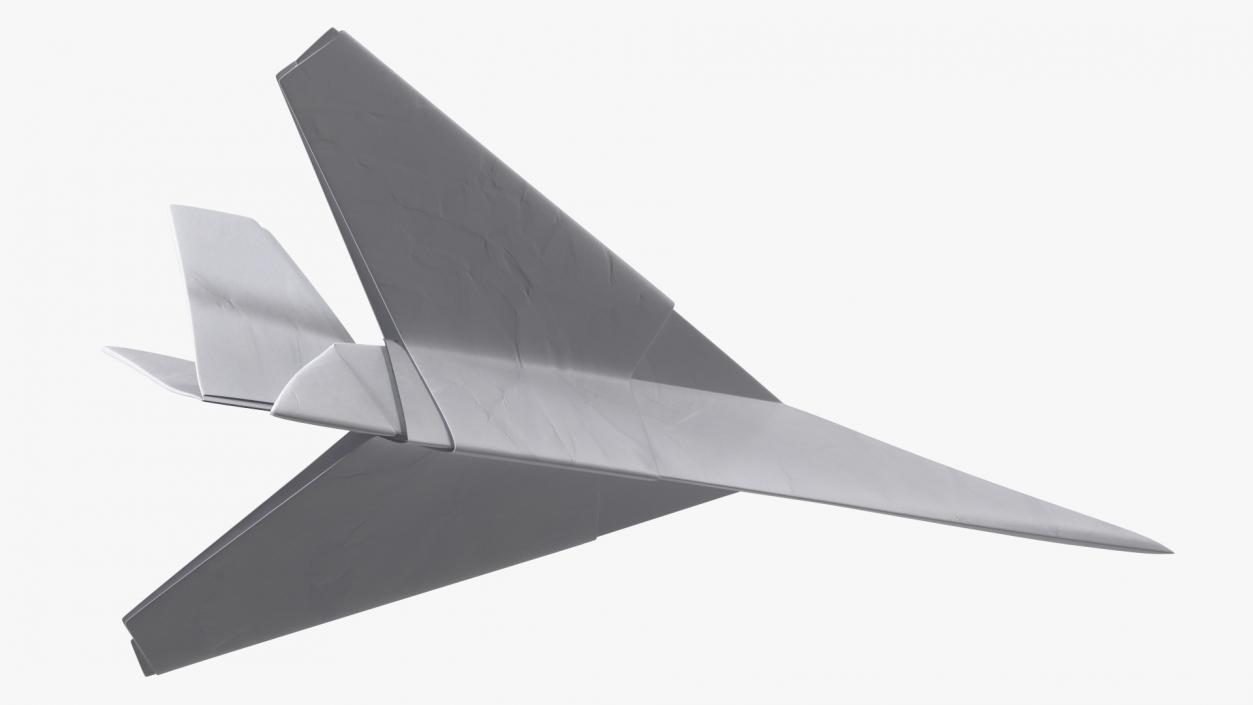 Origami Paper Airplane 2 3D model