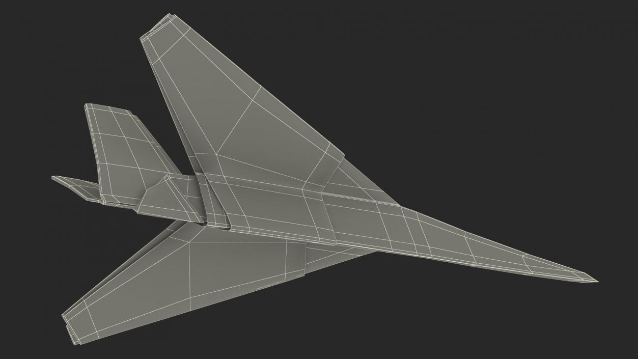 Origami Paper Airplane 2 3D model