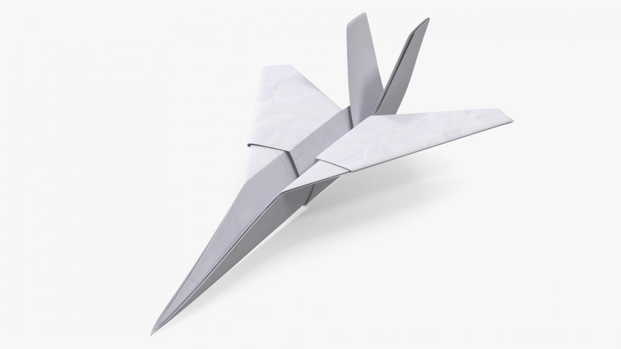 Origami Paper Airplane 2 3D model