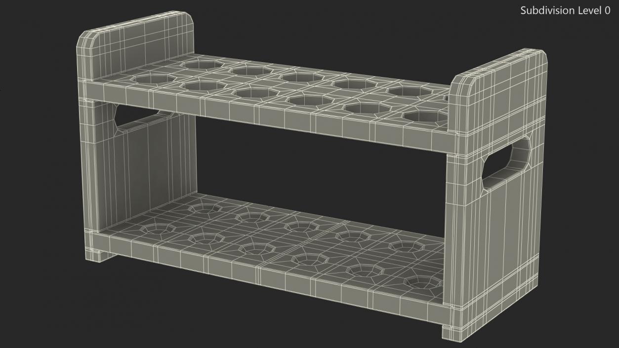 Test Tube Rack 3D model