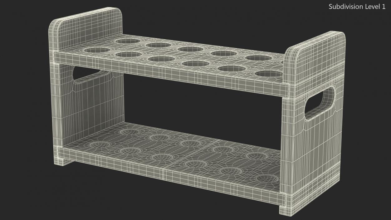 Test Tube Rack 3D model