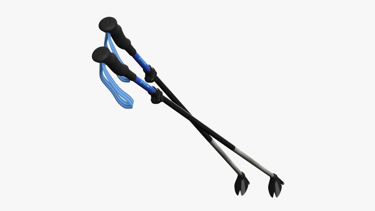 3D Adjustable Trekking Poles with Ergonomic Grips