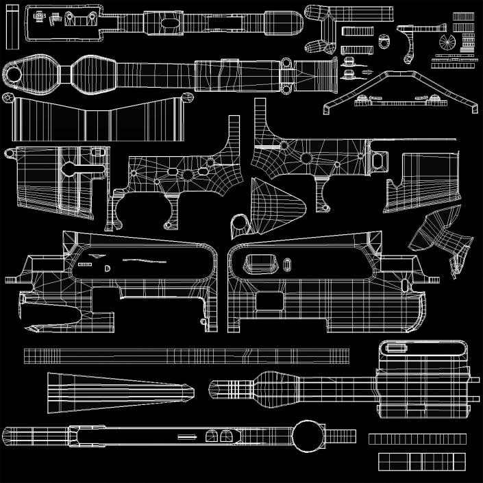 M16 Rifle 3D model